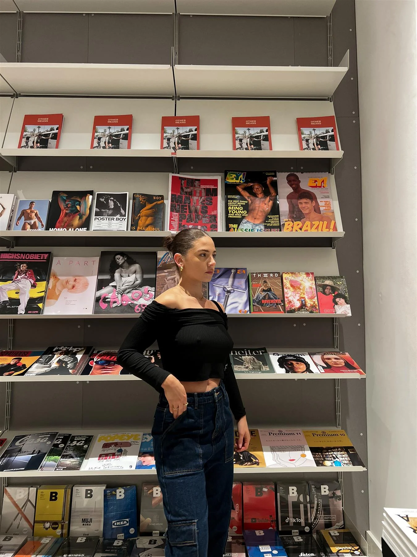 Black Bardot Top - Image 4