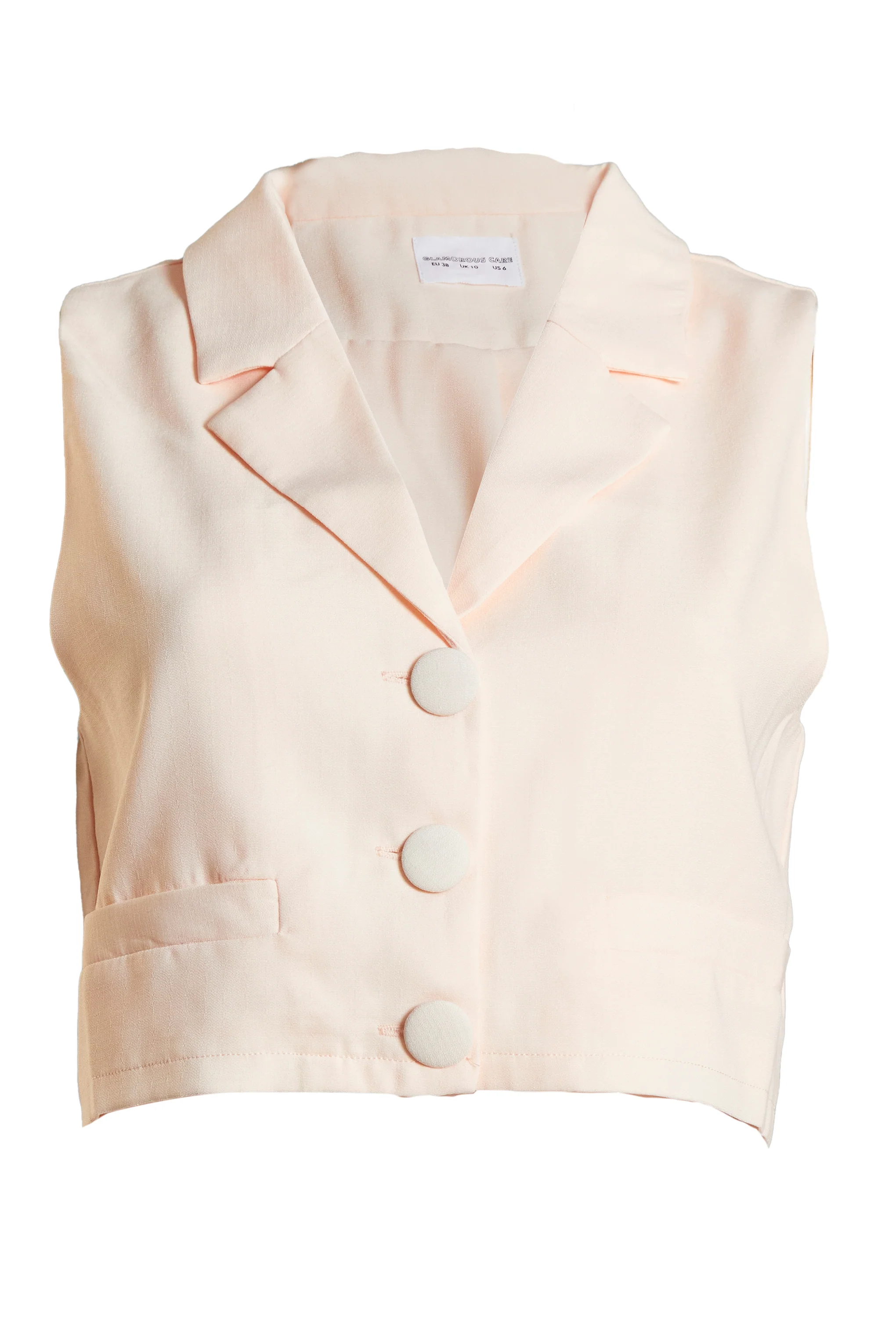 Glamorous Care Cropped Boxy Waistcoat - Image 4