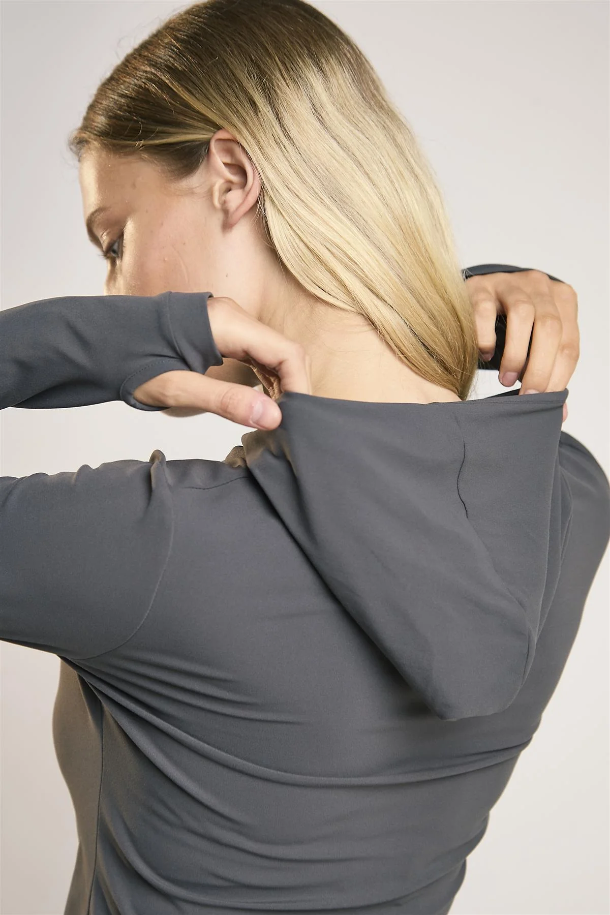 Signature Graphite-Grey Hooded Top - Image 4