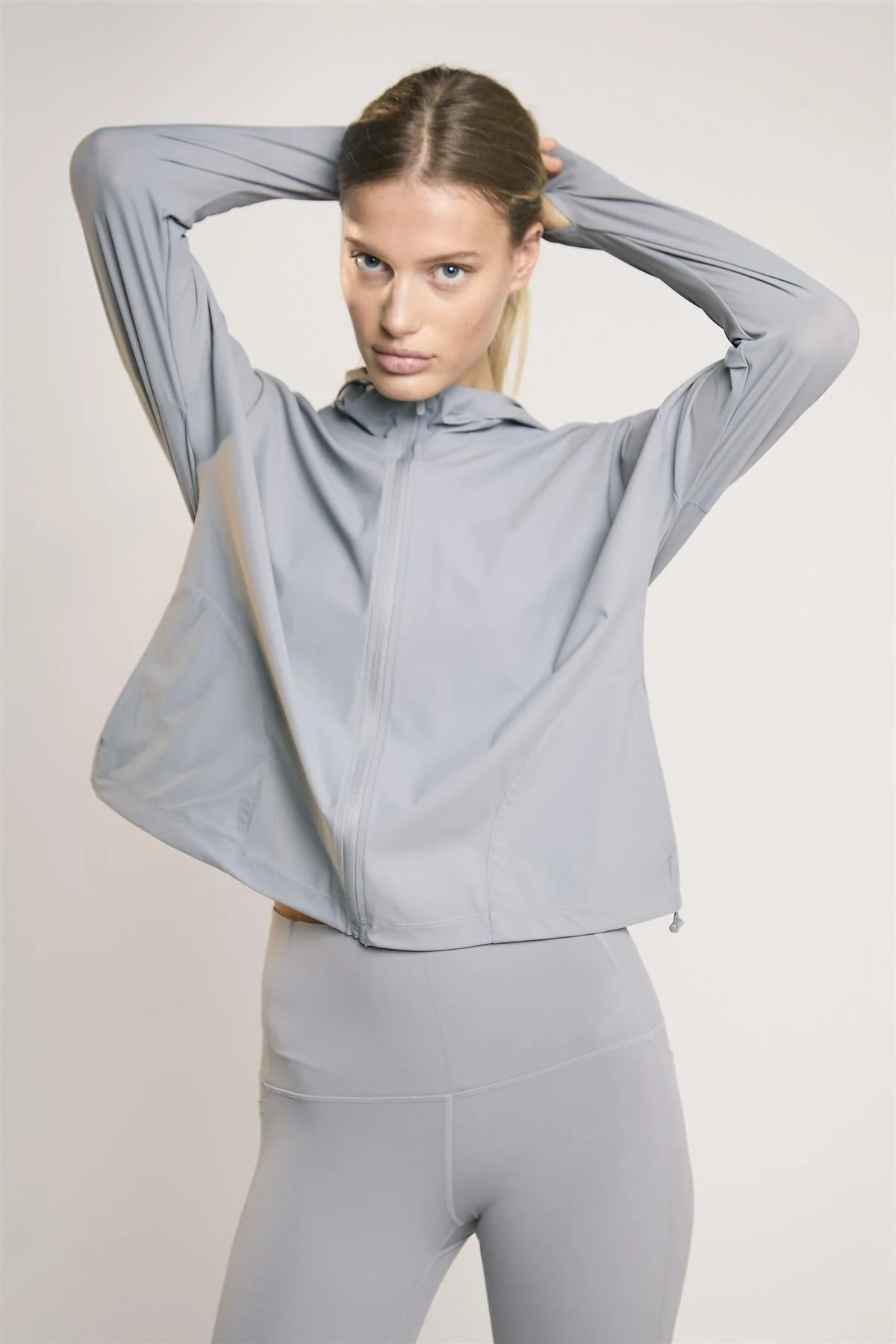 Signature Light Grey Wind-Breaker Jacket - Image 3